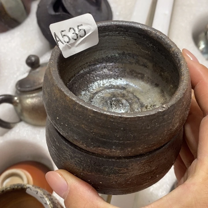 柴烧裸烧纯手工制作瑕疵不退不换
