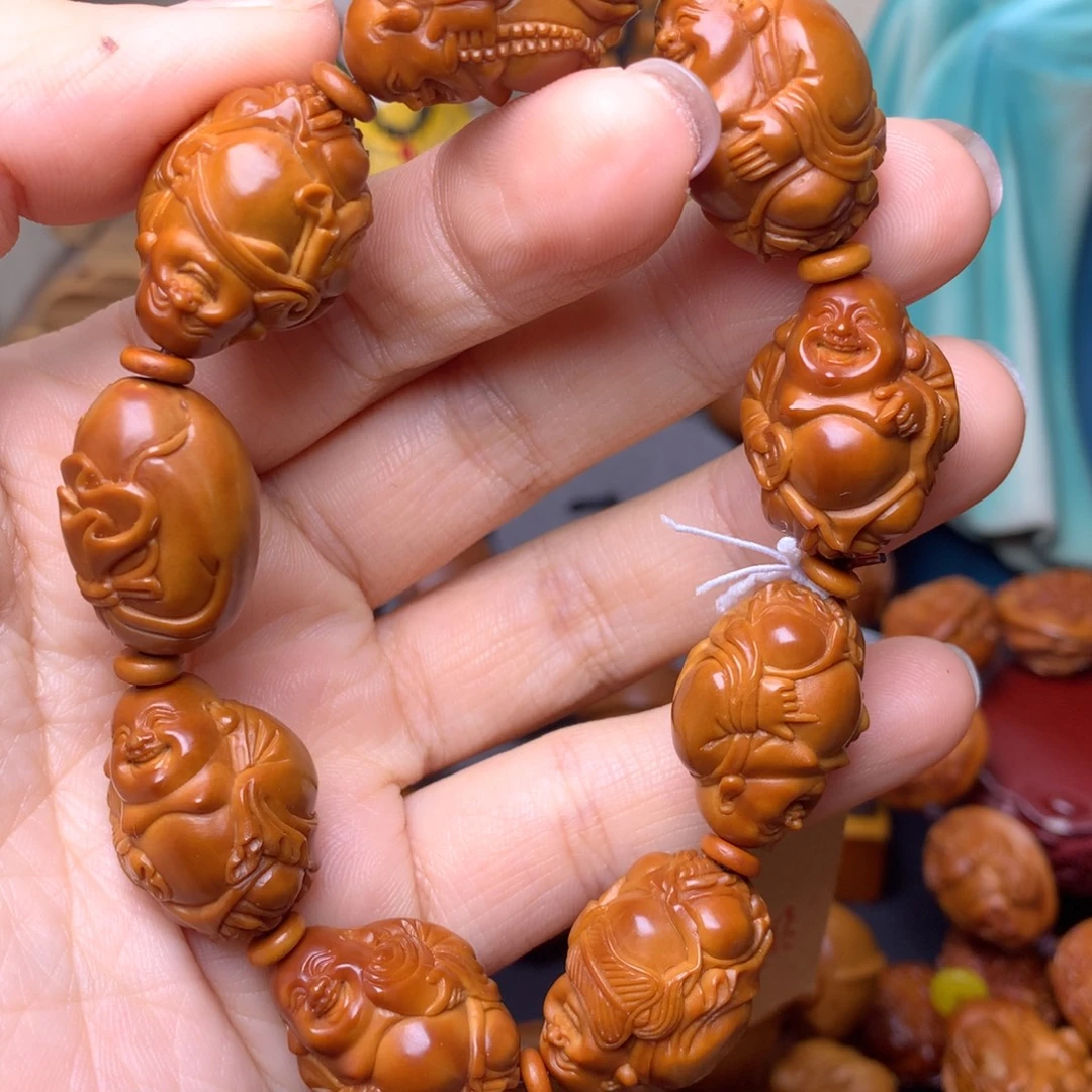 手串/手链橄榄核八宝弥勒