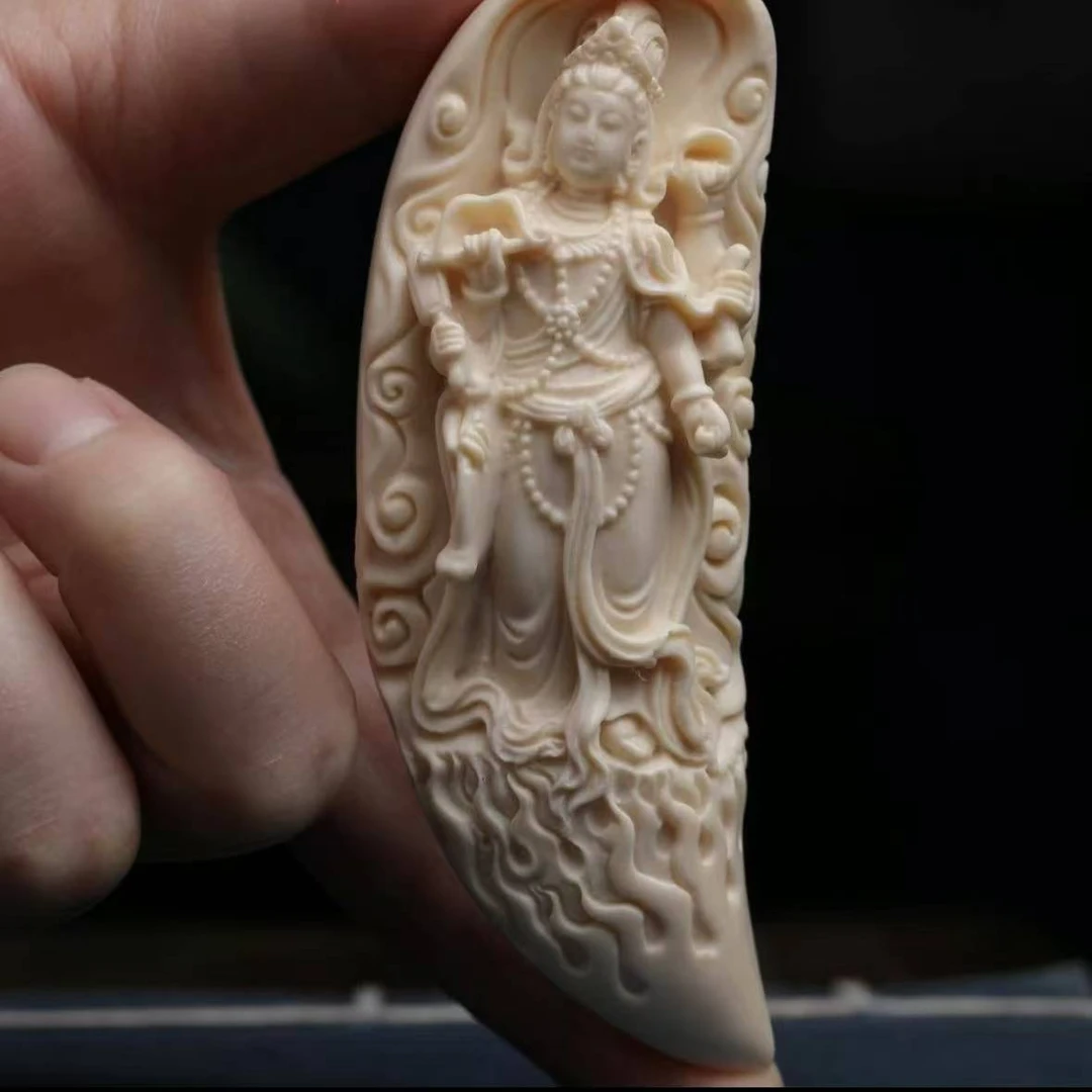 双面千手观音-精工雕，象牙果，创意礼品赠送脖挂一条