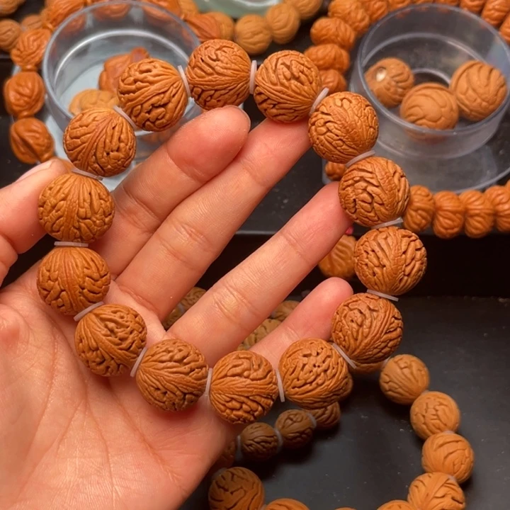 桃核手串绣球桃核18