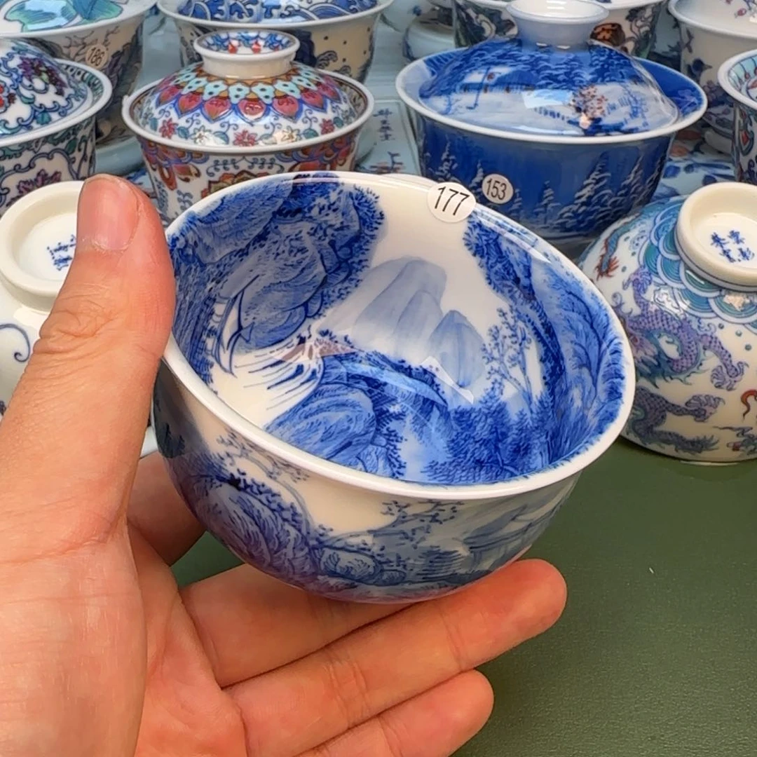 彦祖纯手工手绘茶具177