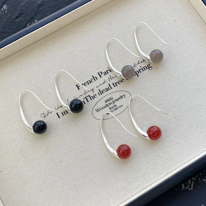 黄铜耳饰 董洁同款质感长耳环女轻奢小众设计耳坠高级感耳饰气质