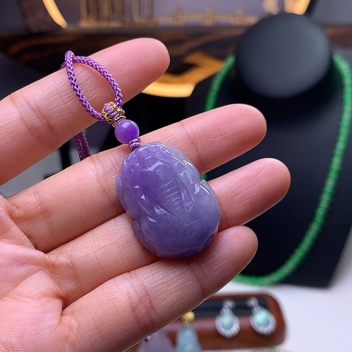 翡翠吊坠(赠链)未镶嵌貔貅