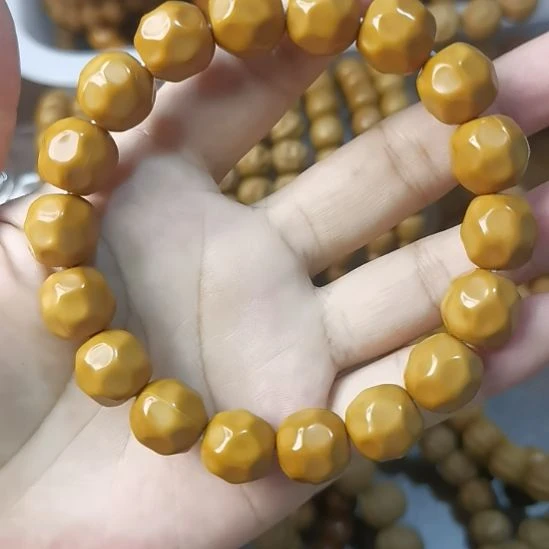 龙脊菩提手串猴头奶酪无相单圈全品