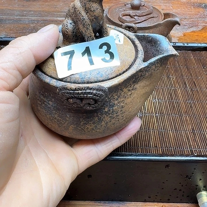纯手工制作粗陶茶具
