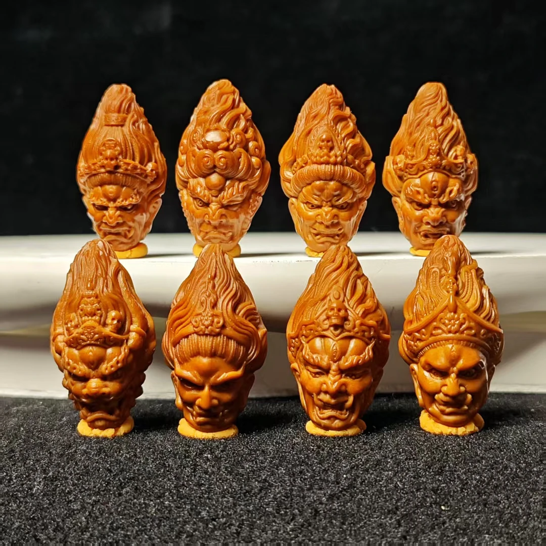 八大冥王 橄榄核雕