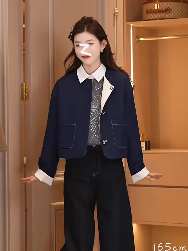 多娜女装同款法式气质小香风短外套女2025早春季港风显瘦百搭上衣