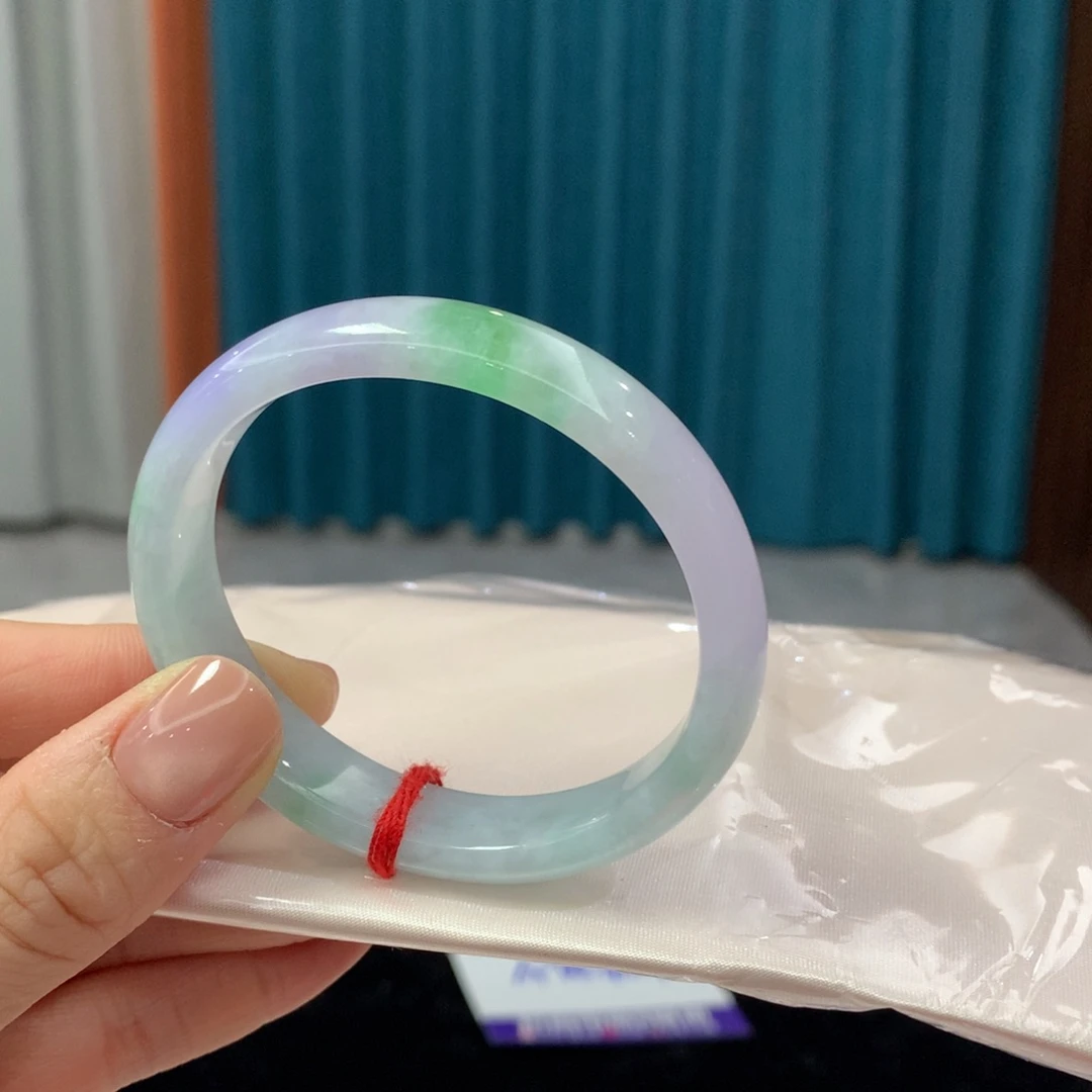 未镶嵌手镯翡翠G****c完美者慎拍 圈口54贵妃