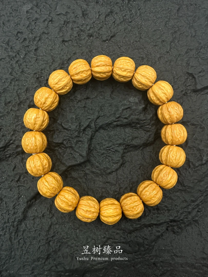 【昱树臻品】全品毕业级 猴头手串京八棱面 尺寸13mm+