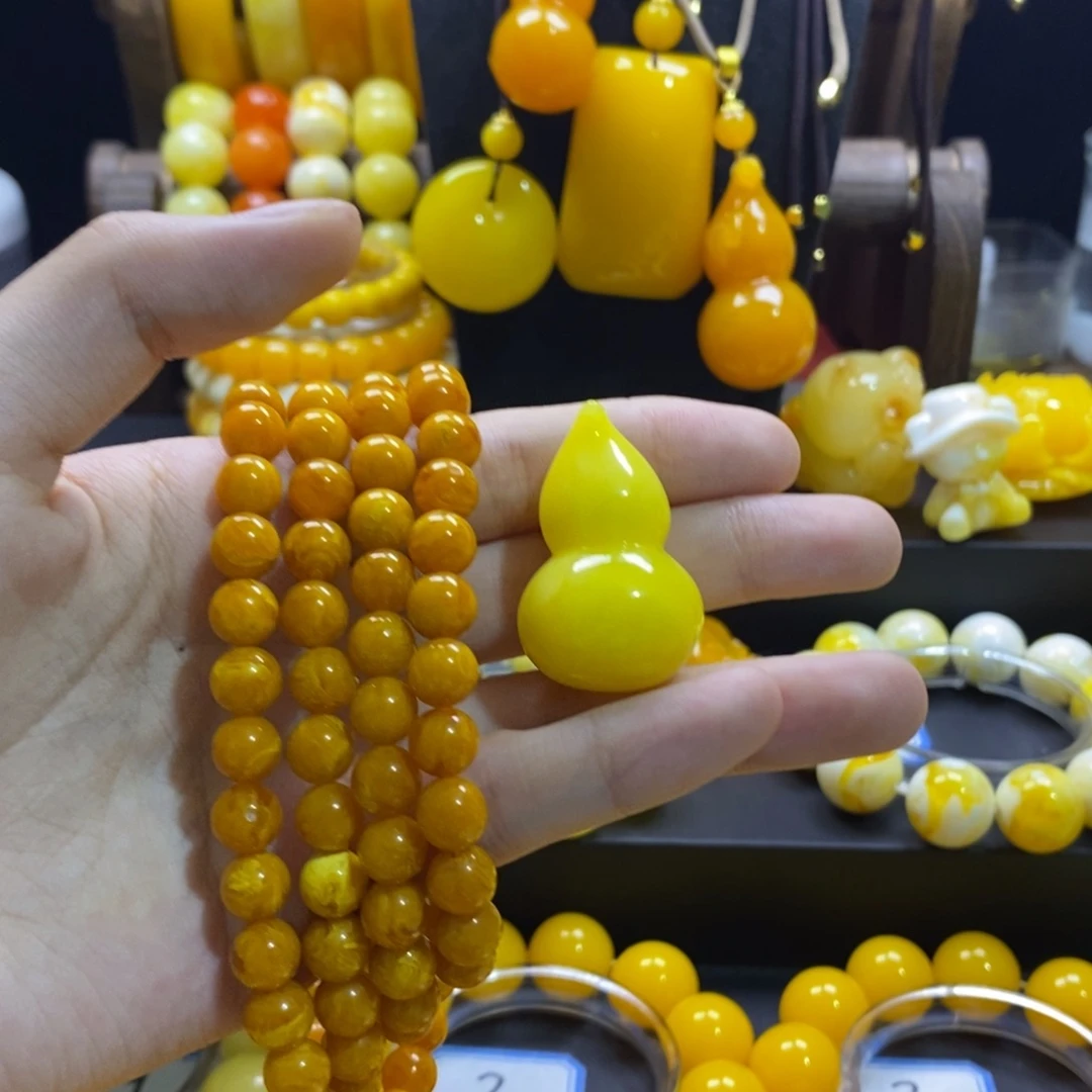 吉***祥小葫芦加108老蜡念珠