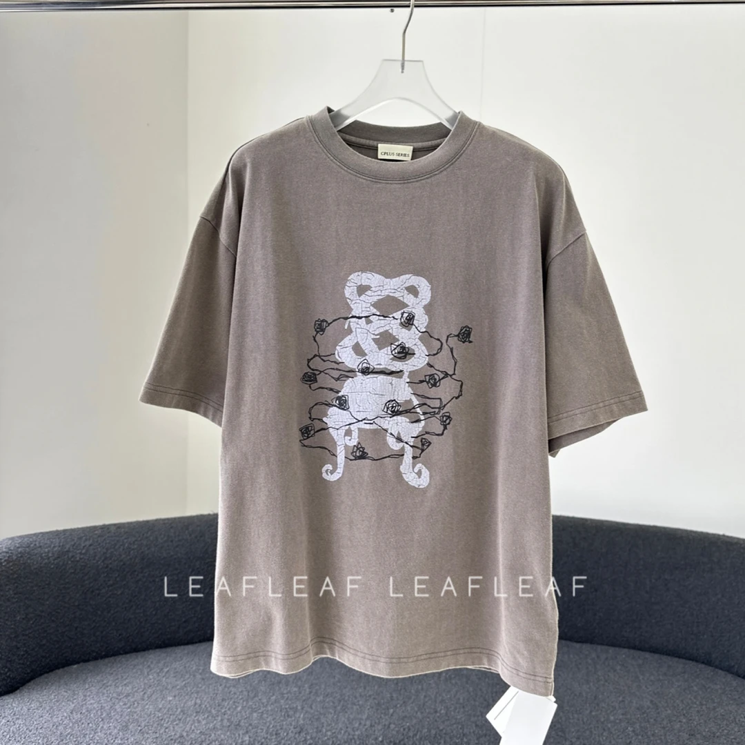 CPLUS SERIES 宽松印花短袖T恤 LEAFLEAF设计师品牌