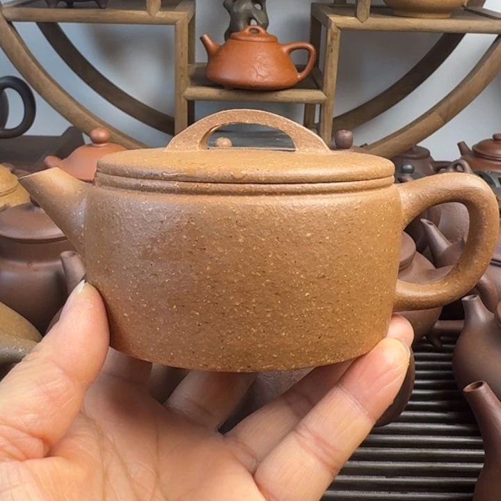 茶壶紫砂200cc汉瓦梨皮段泥