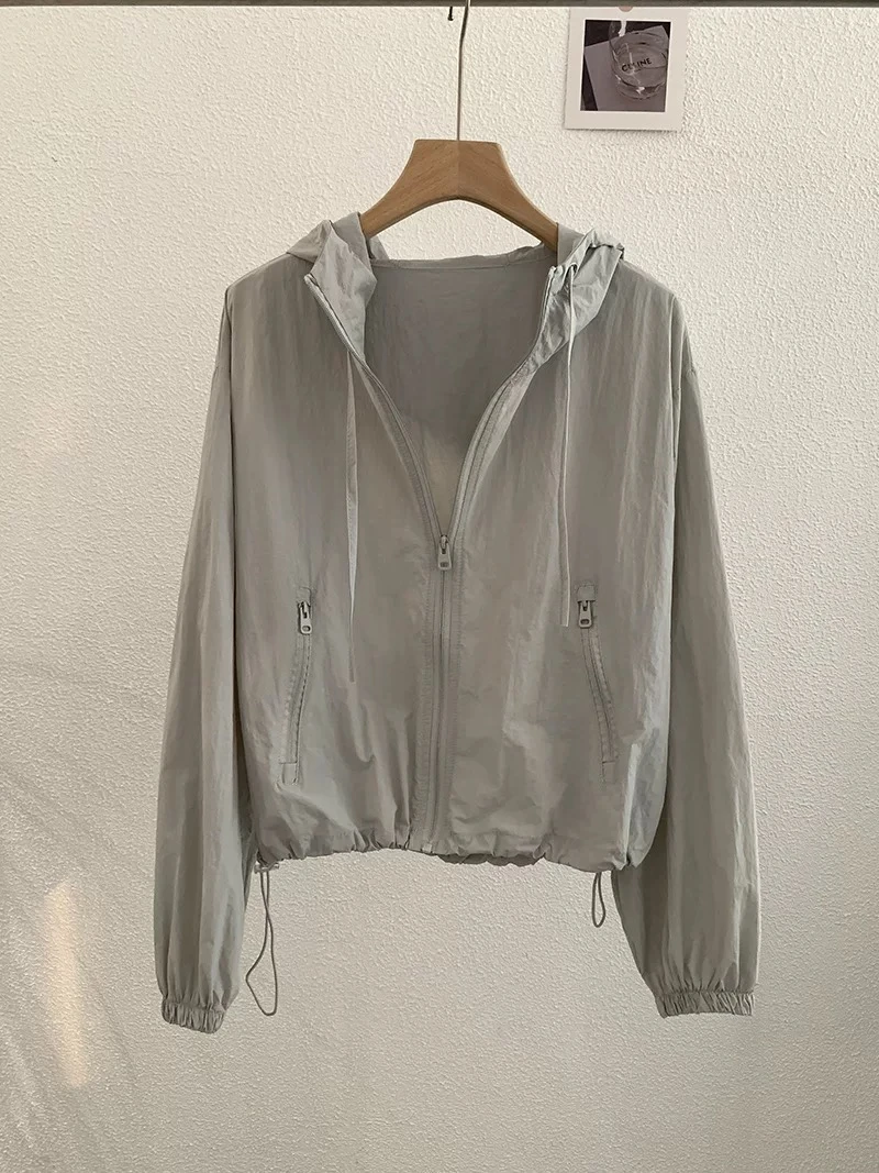 NICE圈圈、超绝夏季连帽款超百搭防晒外套A25007