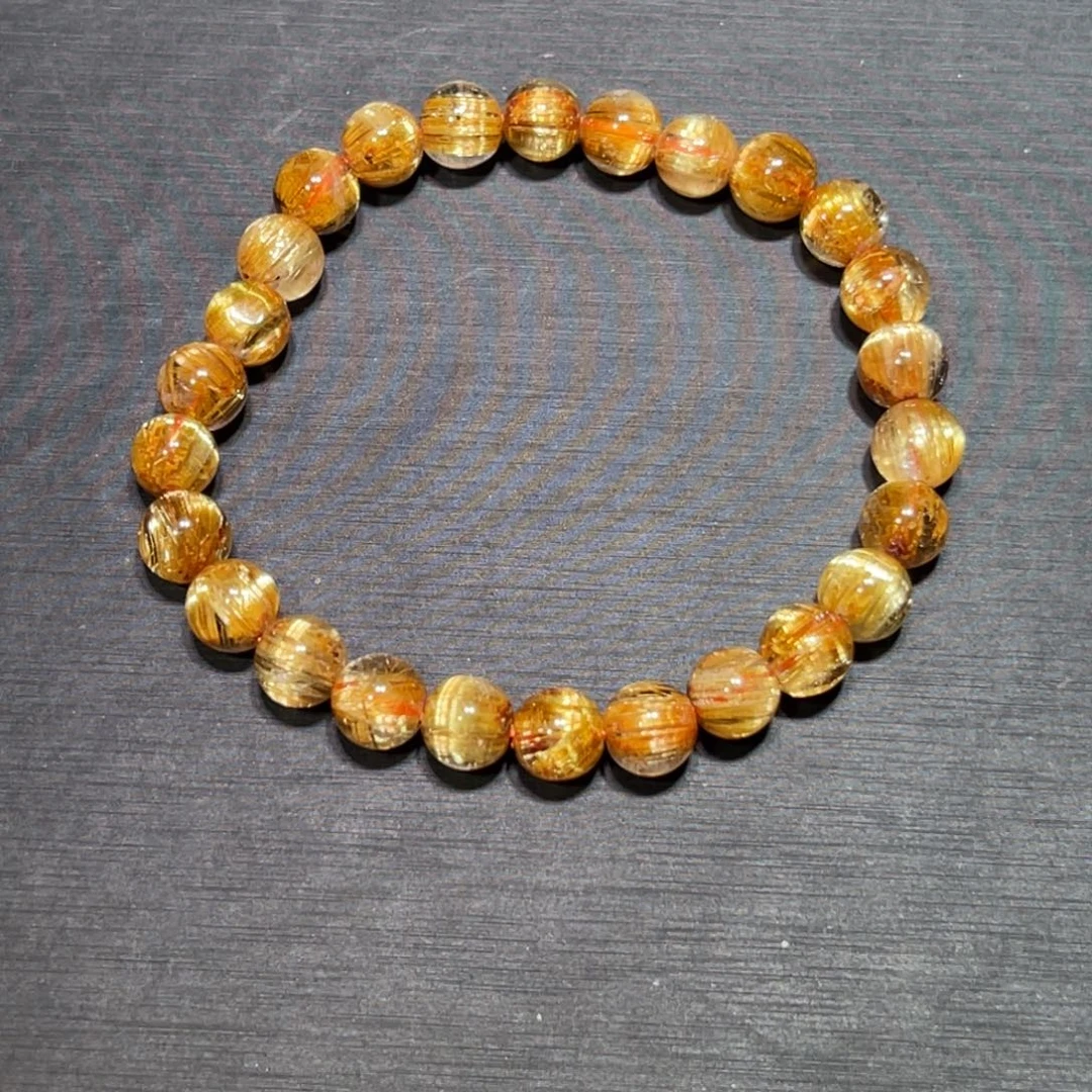 N***g手串水晶未镶嵌金钛晶