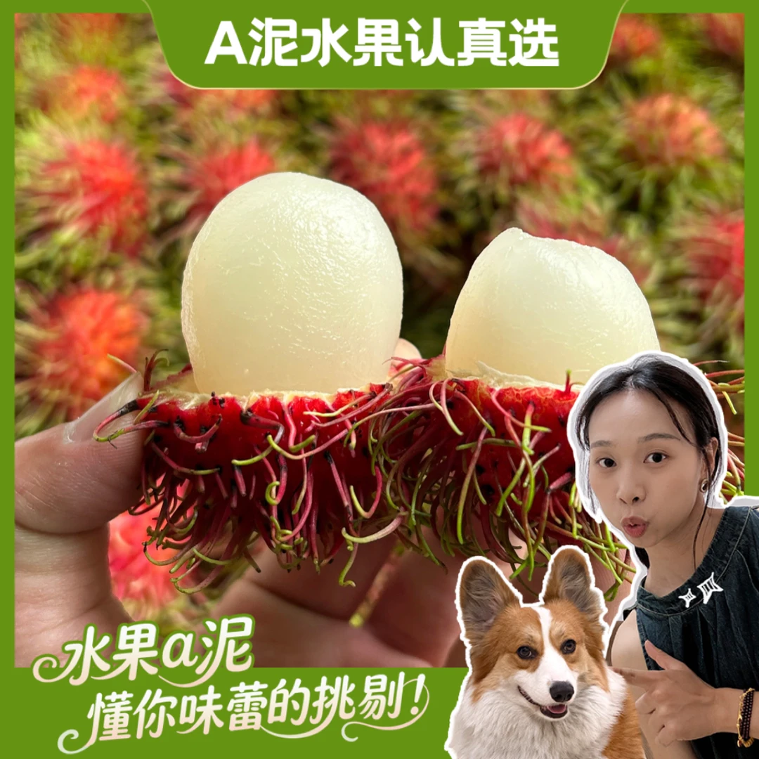 泰国空运新鲜当季红毛丹 口感Q弹香味浓郁【坏果包赔+顺丰包邮】