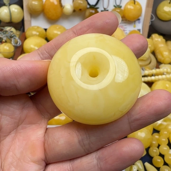 蜜蜡未镶嵌毛衣链天然蜜蜡