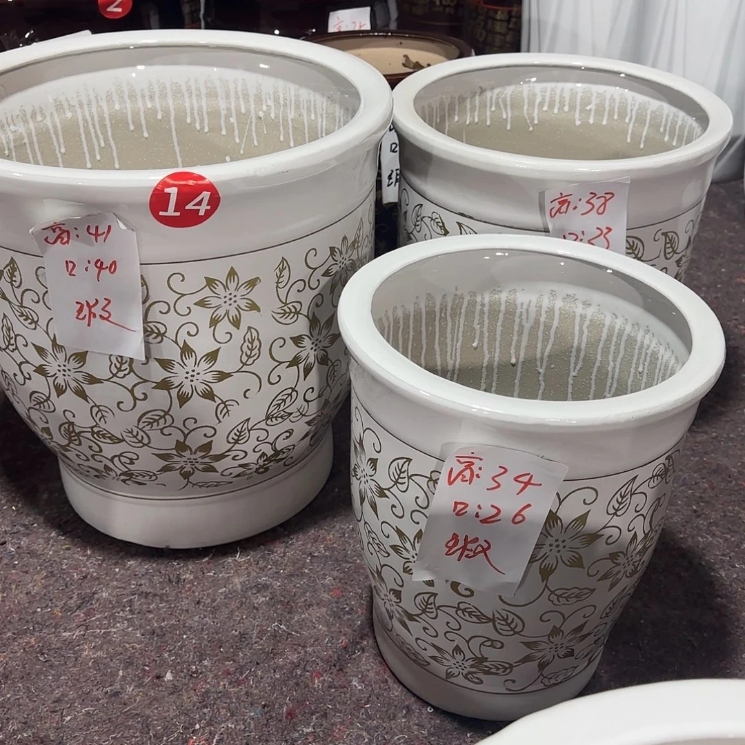 白色金花一套微瑕