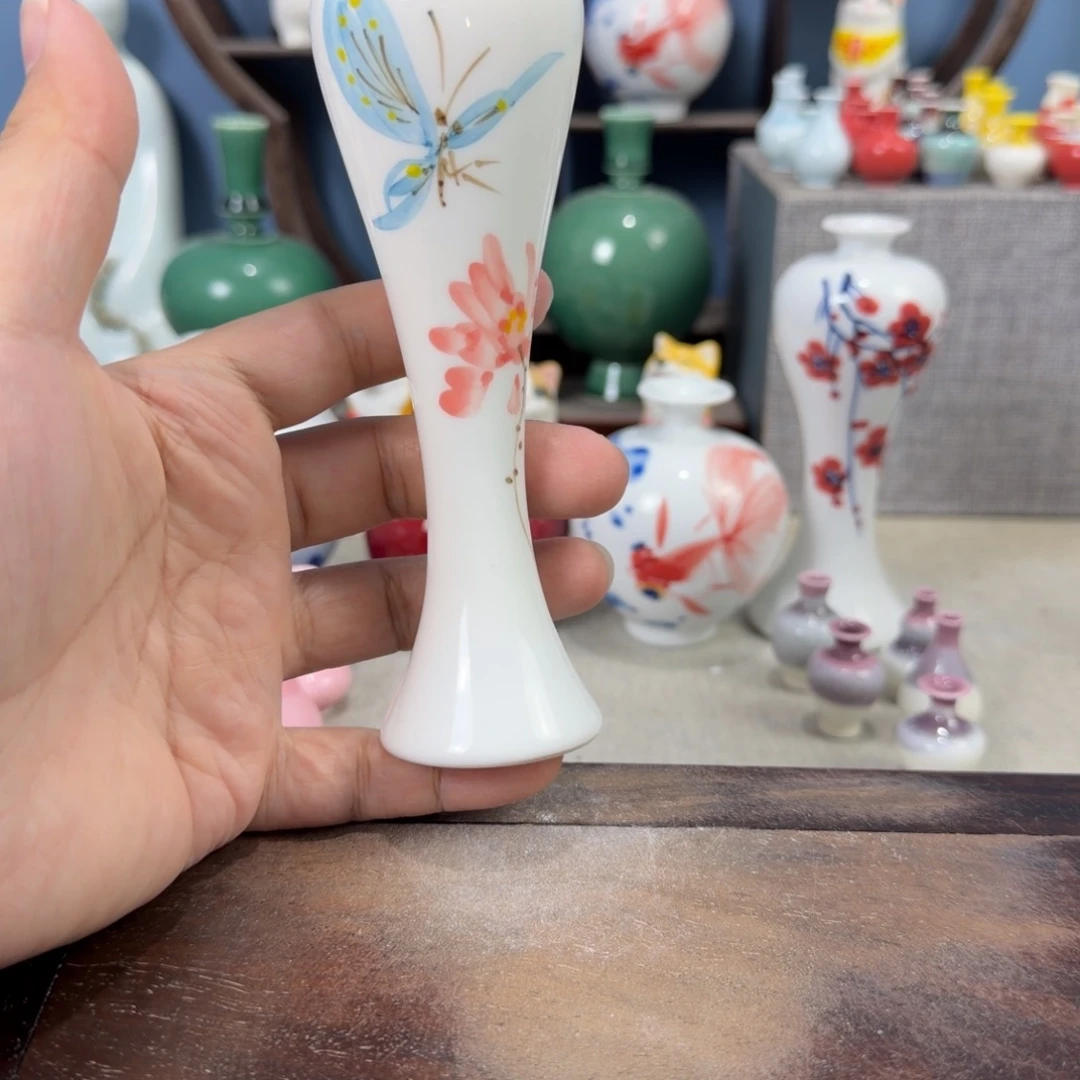 陶瓷手工小花器摆件