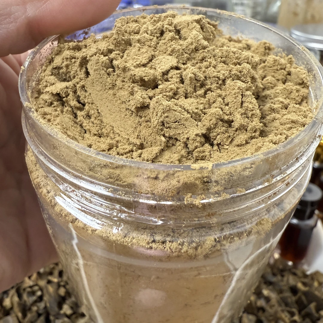 奇楠沉香水磨粉天然纯正种植料熏香细粉打香篆做线香使用50克装