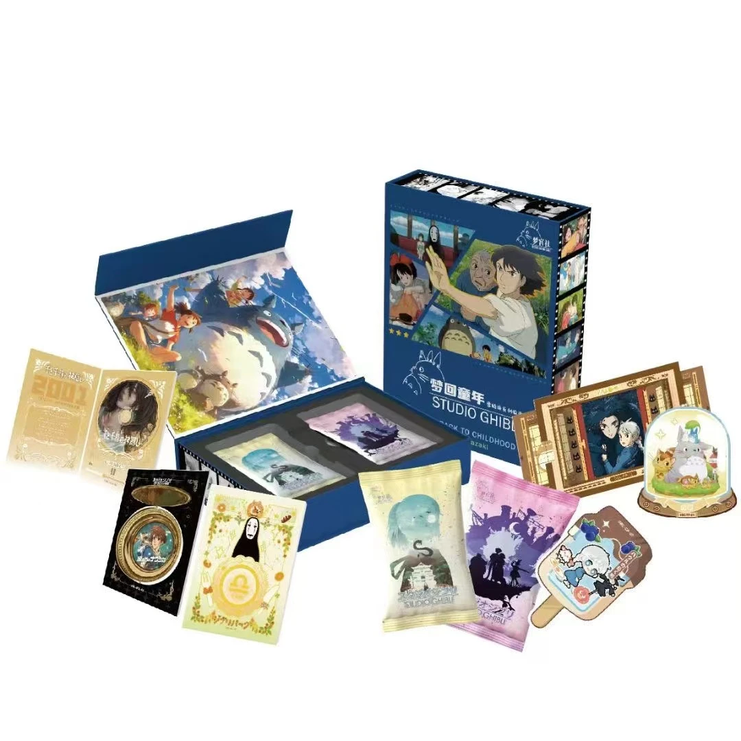 【三个玩法】梦宫社宫崎骏国卡二创收藏卡盲盒拆卡