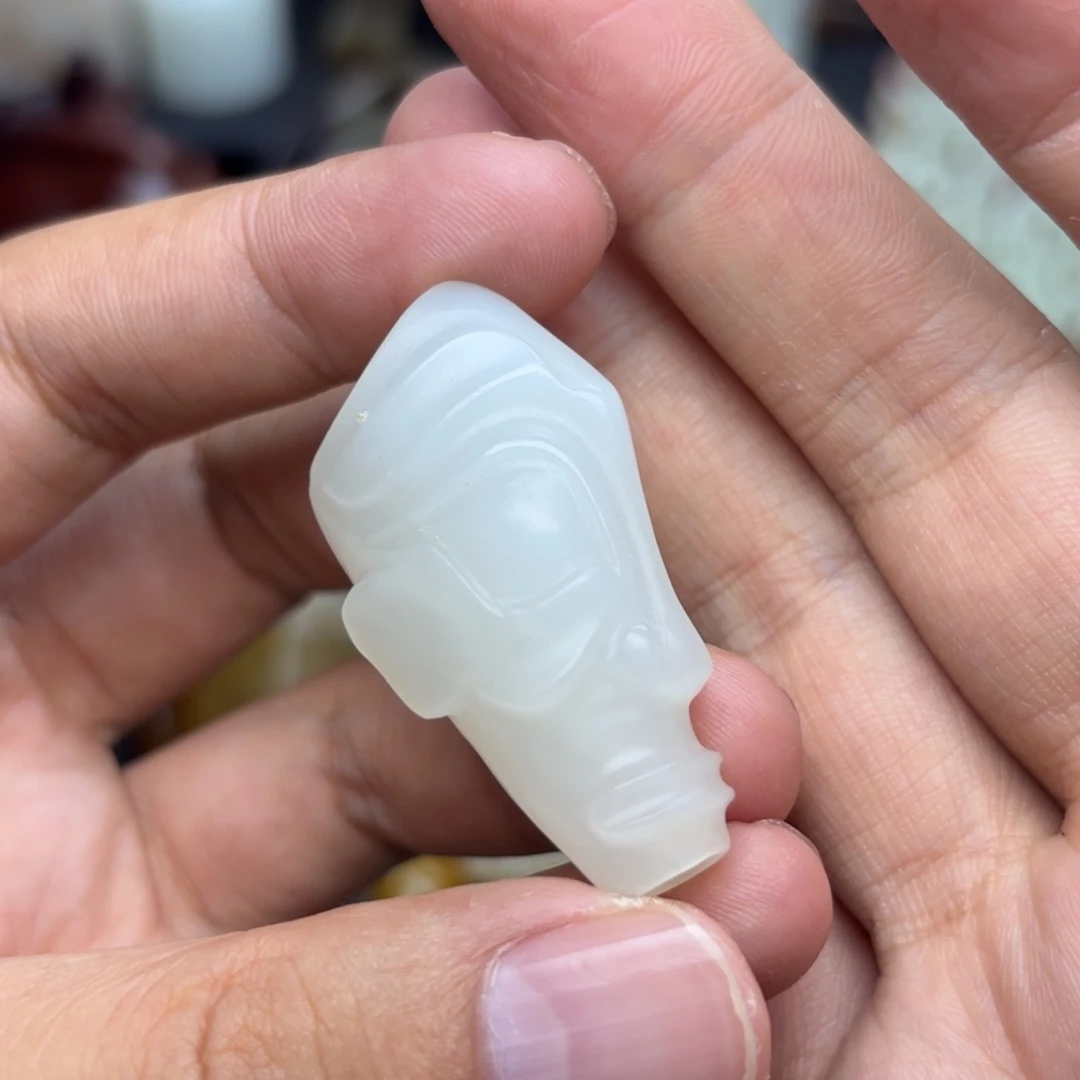 和田玉未镶嵌吊坠(不含链)