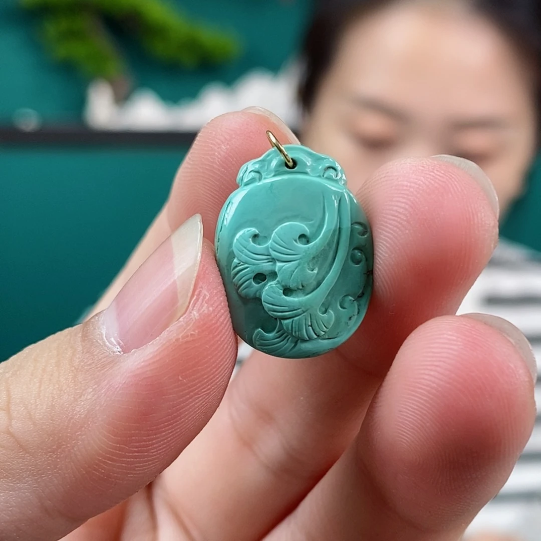 绿松石珠宝奇石未镶嵌