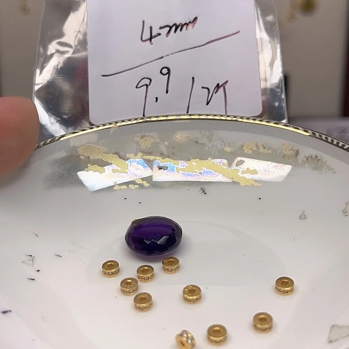 紫晶颈饰银S925镶嵌紫晶925镶嵌136