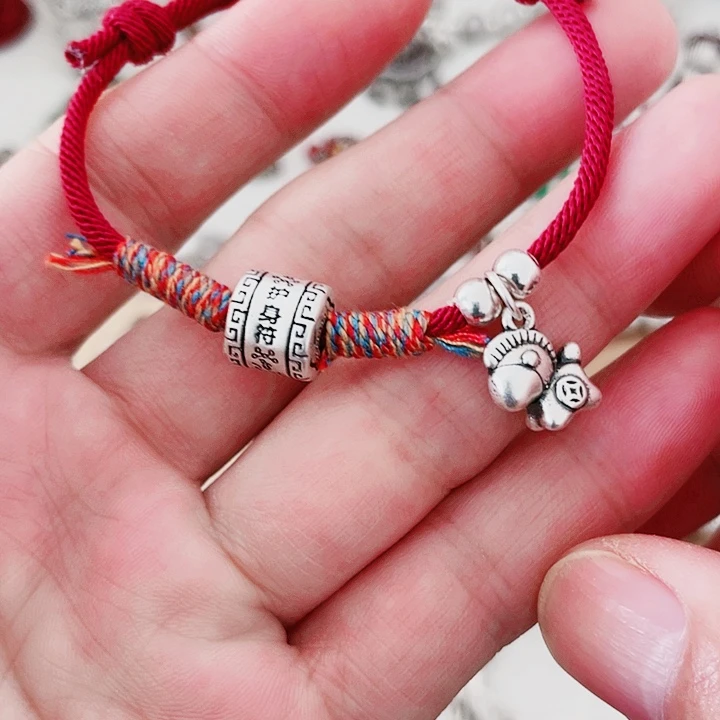 珐琅吊坠足银护身马