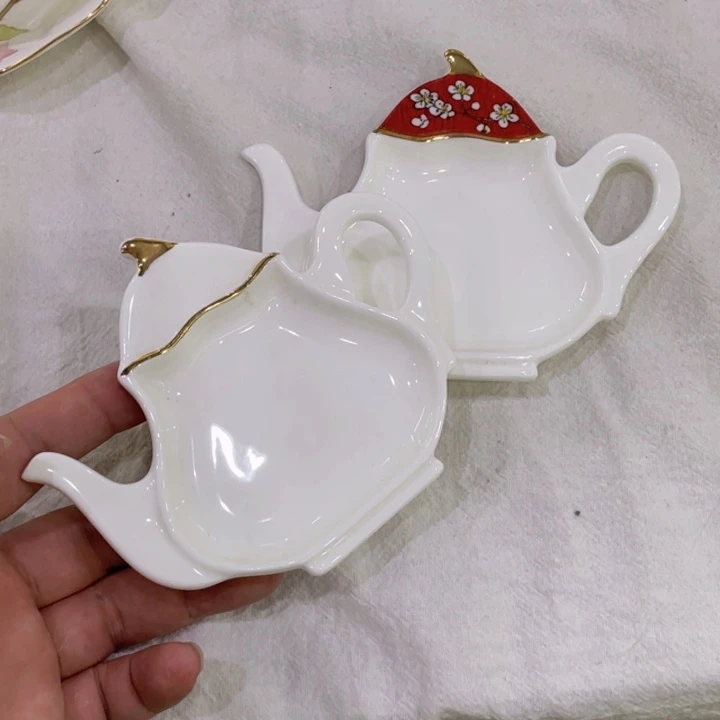 陶瓷材料茶包碟陶瓷