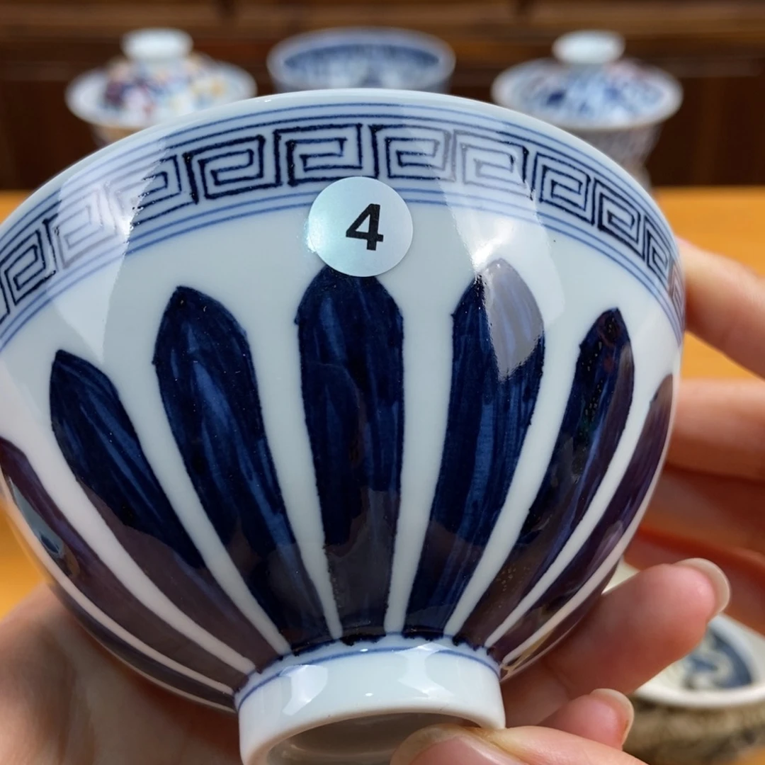 手绘现代茶具非古董