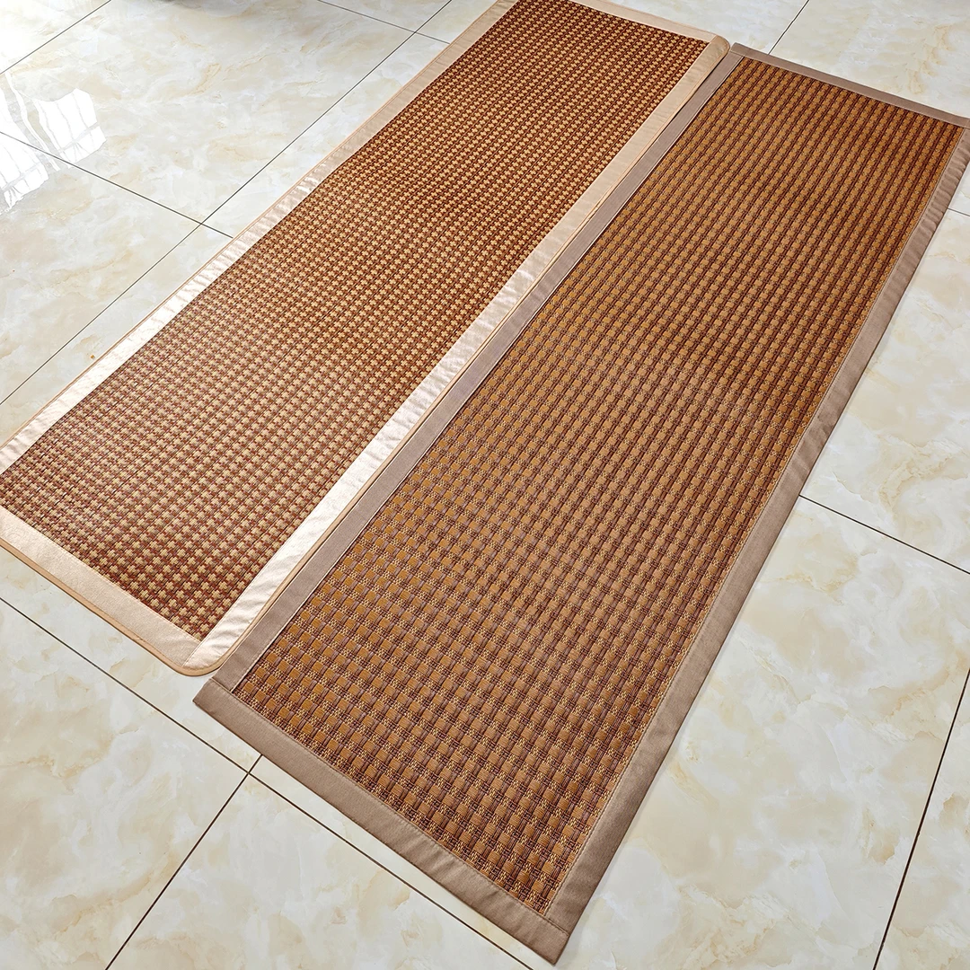 沙发夏天专用凉席冰丝藤席四季通用三人位直排防滑透气家用沙发垫