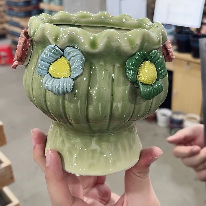 陶瓷陶瓷多肉植物花盆