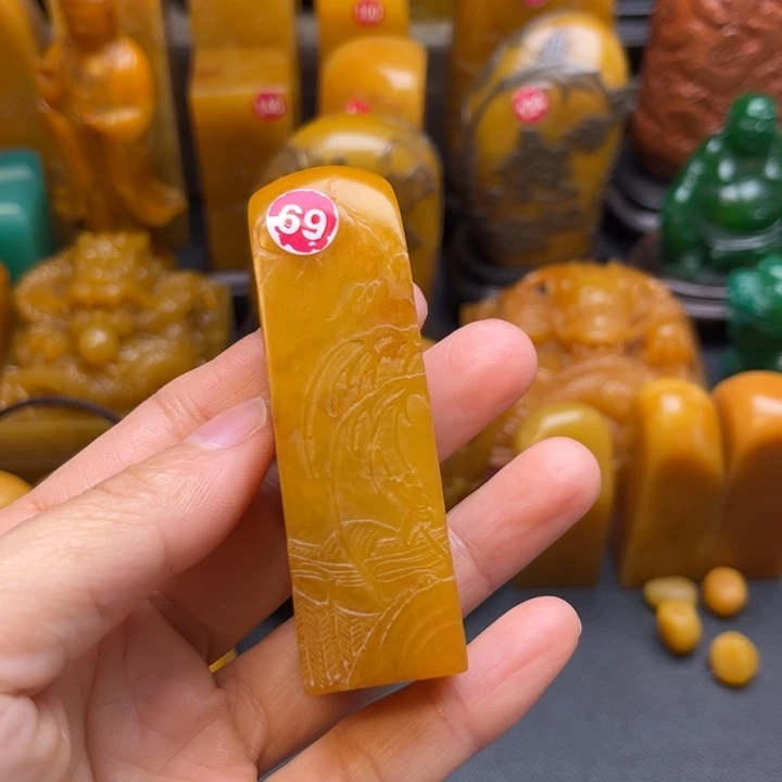 寿山石印石梦**朝题材：工艺品