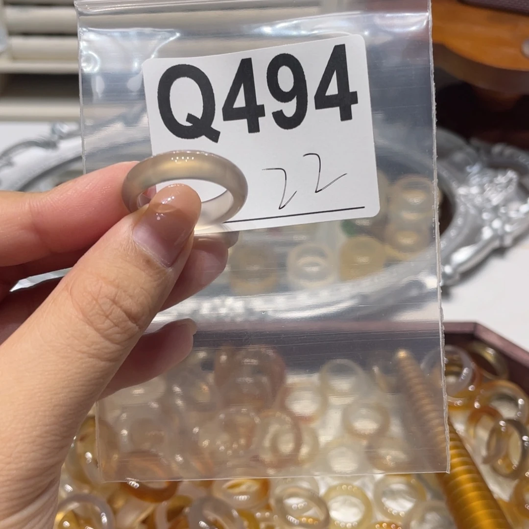 玛瑙/玉髓未镶嵌戒指494