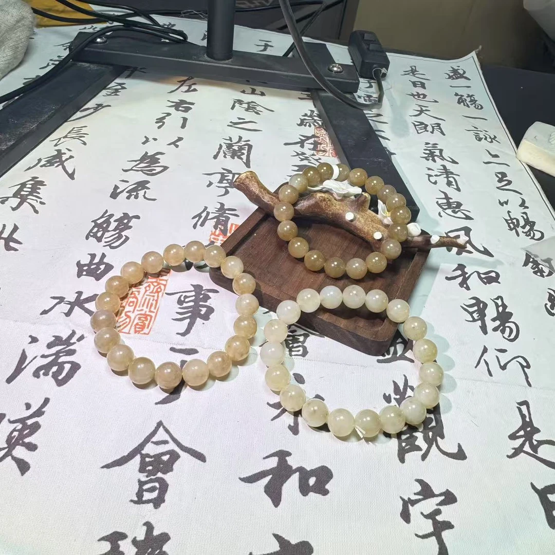 天然和田玉卡10手串拍一发一多样性发其一