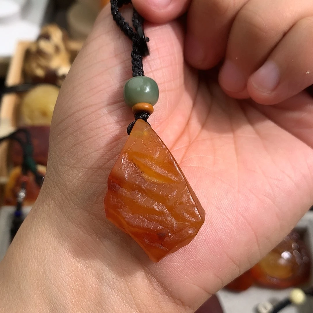 蜜蜡裸石未镶嵌你