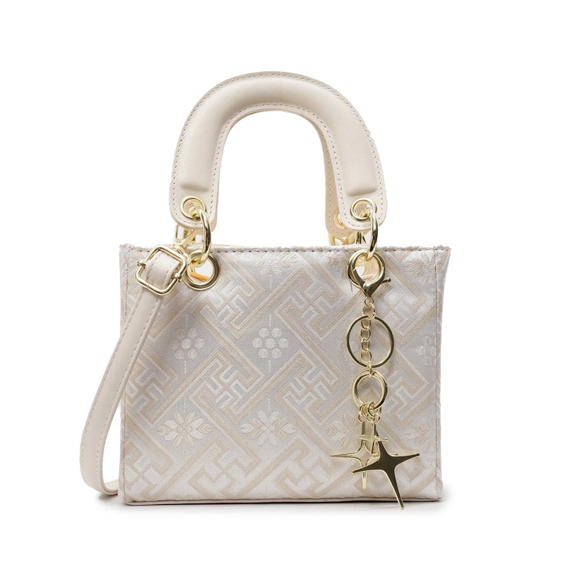 小众包包女式2025新款夏季百搭单肩斜挎包休闲韩版手提戴妃包D090