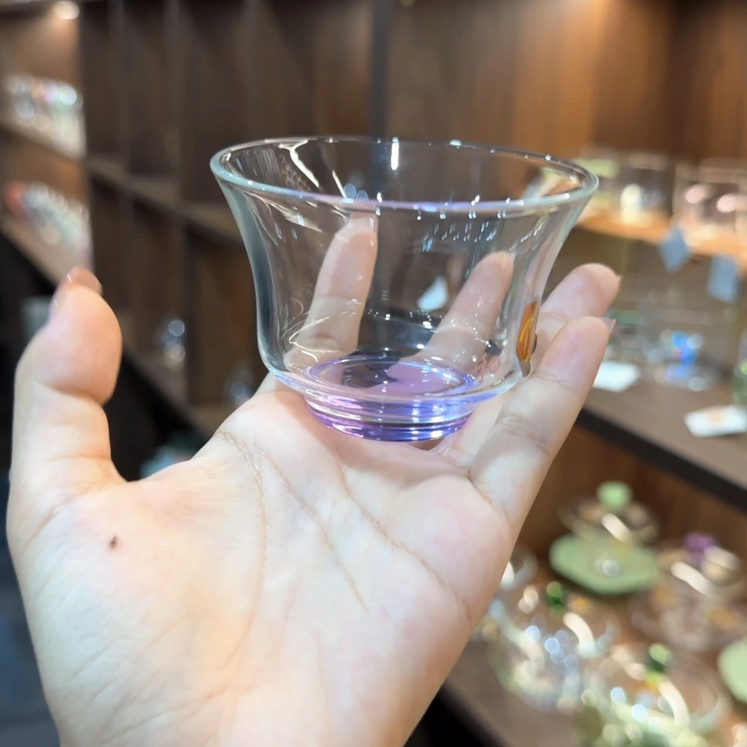 禾器清杯浅紫色。。。