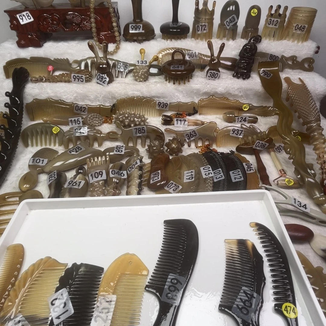 拥****牛角牛角梳牛角福利款