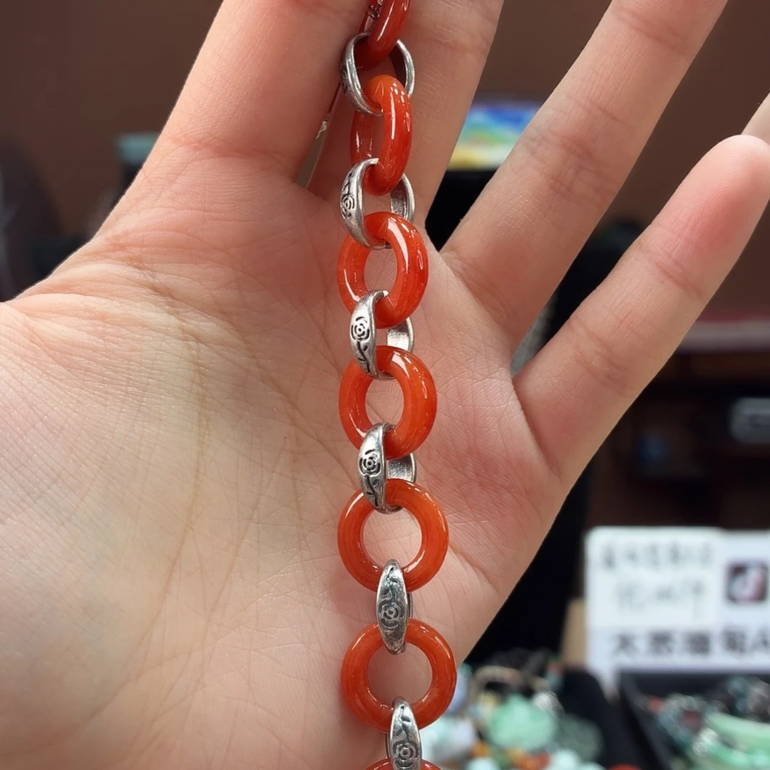 翡翠未镶嵌耳饰手串