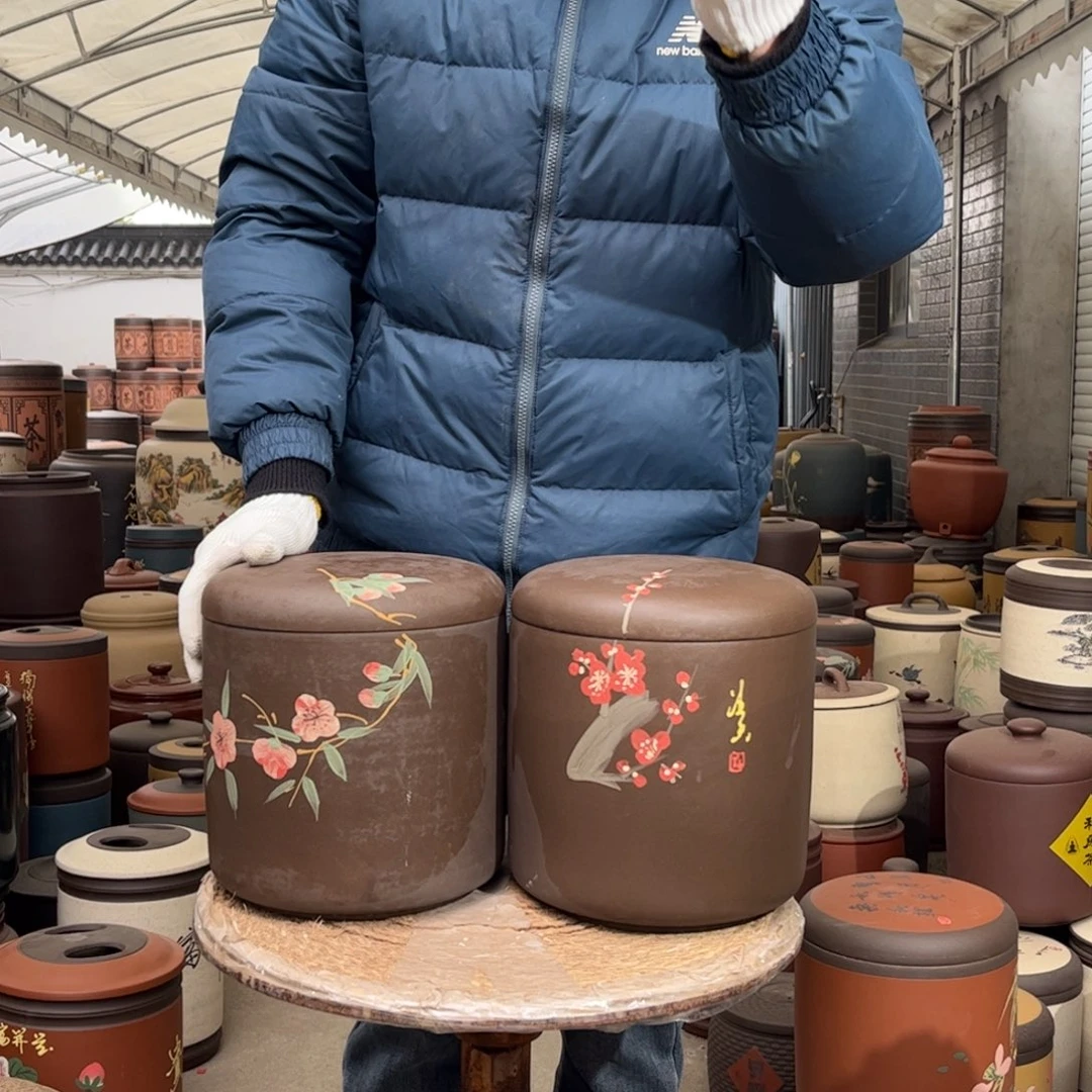 紫砂茶叶罐9 饼茶叶罐