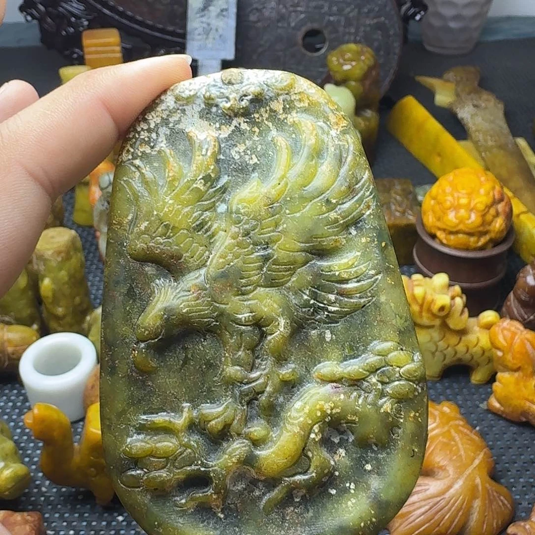 白玉菩提吊坠。。。