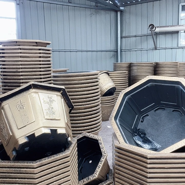 八角60两个紫砂色的