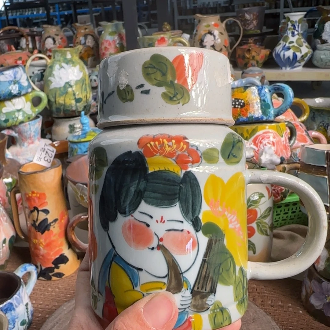 景德镇釉下彩陶瓷微瑕128