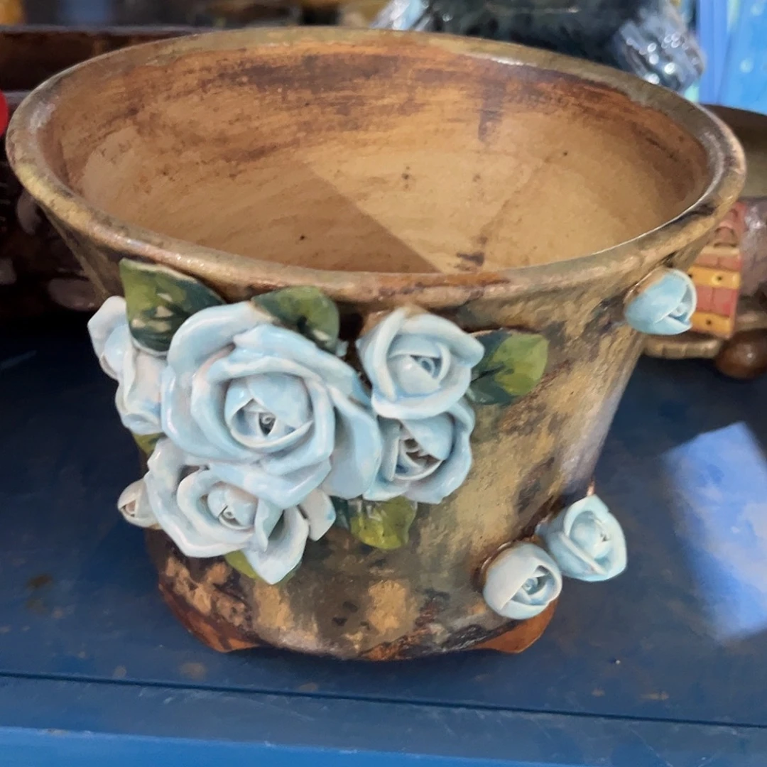 微瑕8 号陶然花器手工花盆