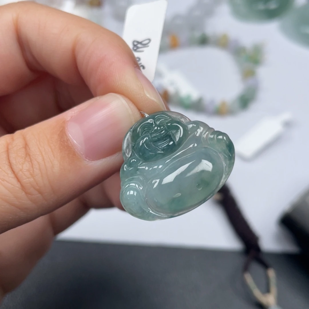翡翠未镶嵌颈饰天然A货缅甸翡翠