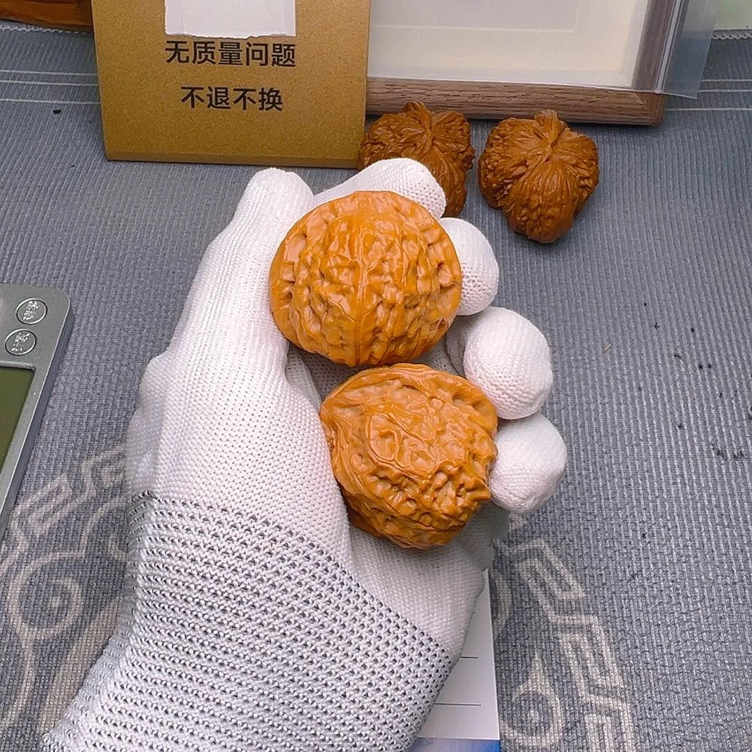 文玩核桃把件文玩核桃南瓜墩