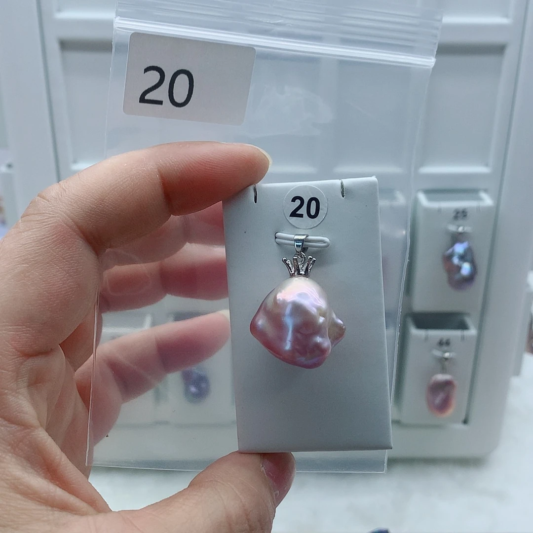 吊坠(不含链)合金淡水珍珠