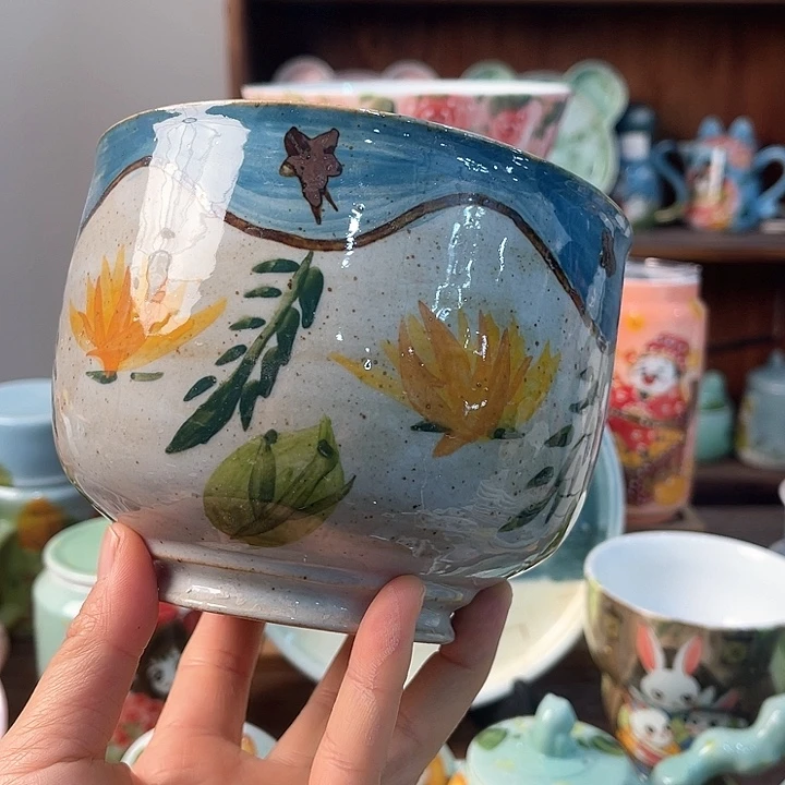 陶景德镇釉下手绘陶瓷