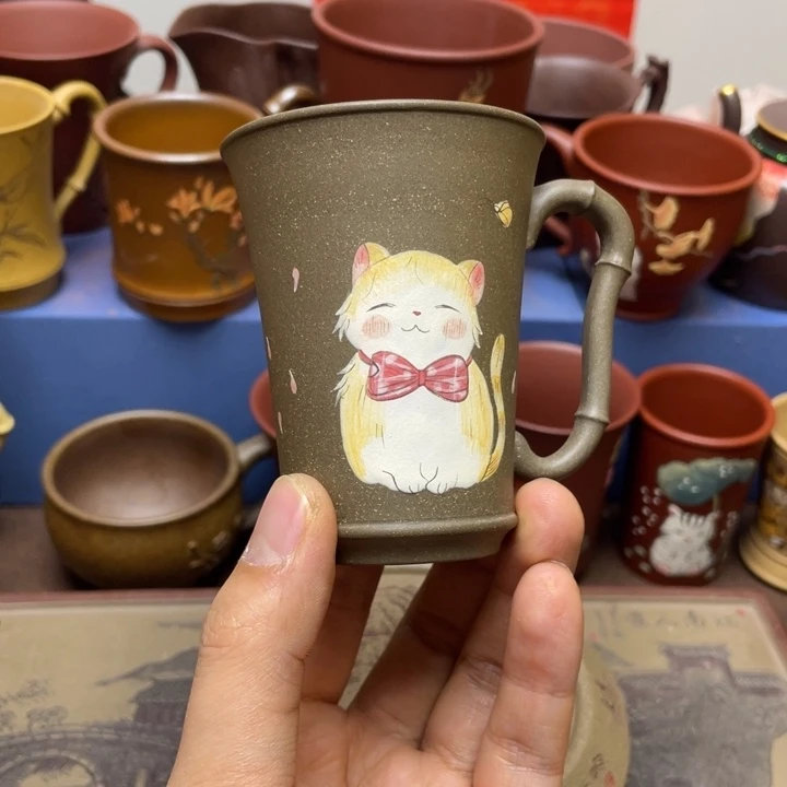 紫砂茶杯紫砂主人杯